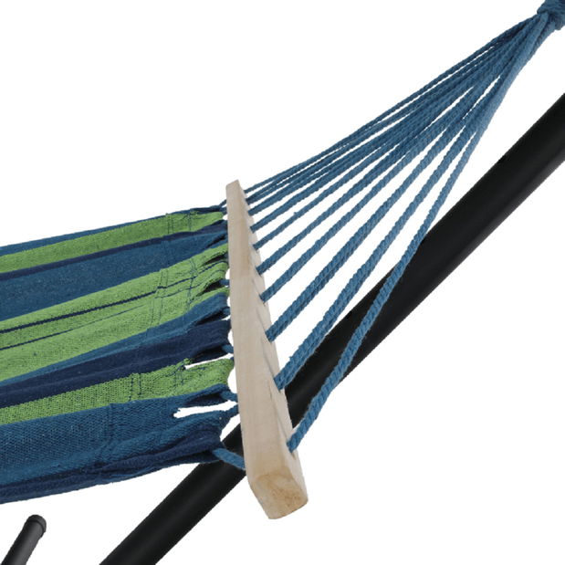 Houpací síť Evania (zelená + modrá)