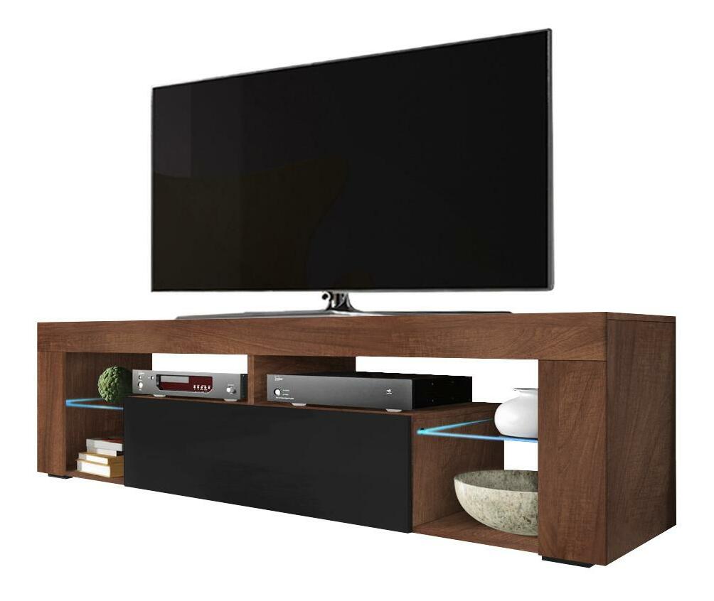 TV skříňka/stolek Bionca (černá + ořech)