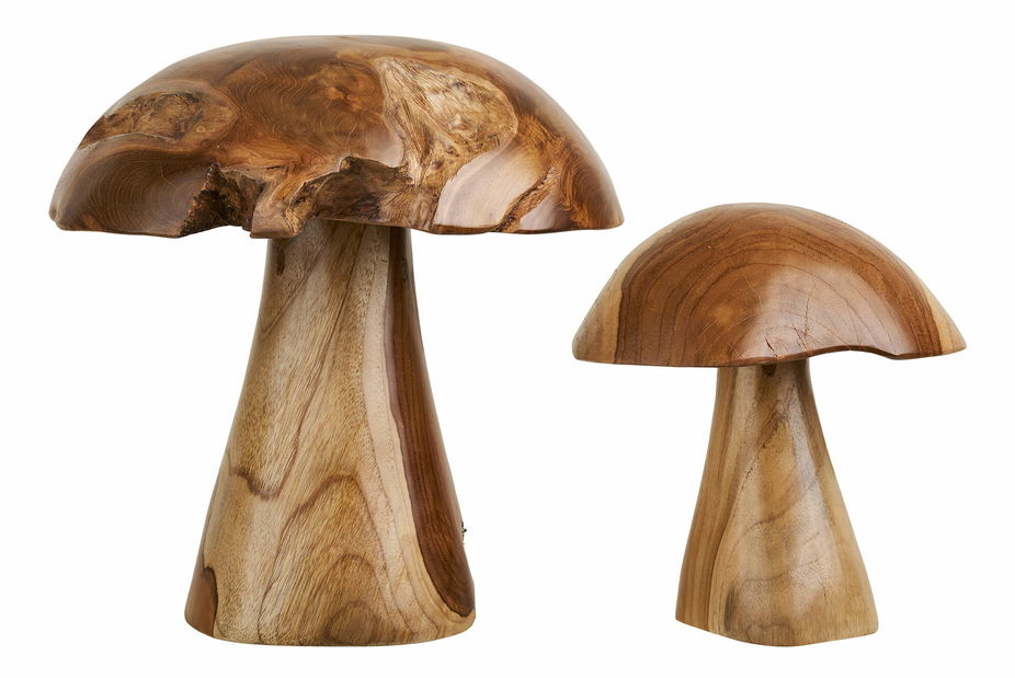 Dekorace 2 ks Kalmira (přírodní)