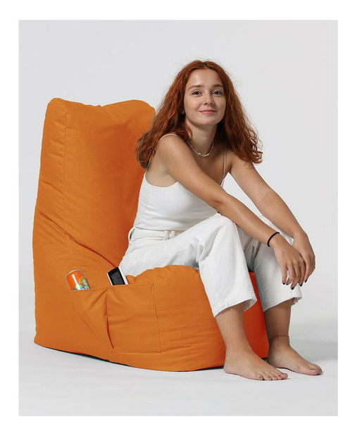 Sedací pytel Dust (oranžová)