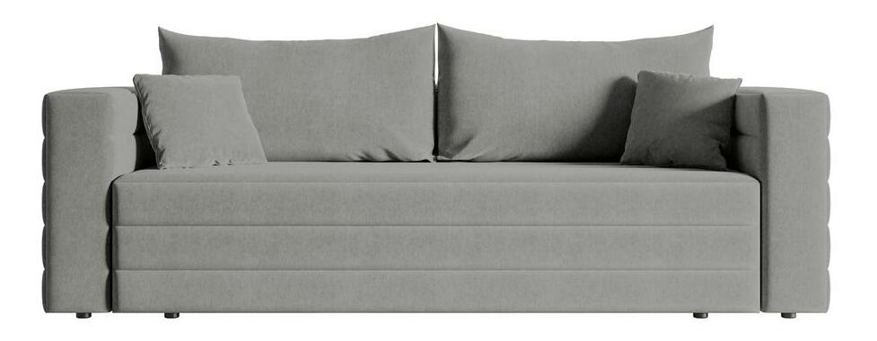Pohovka trojsedačka Liluetta (světle šedá + černá)