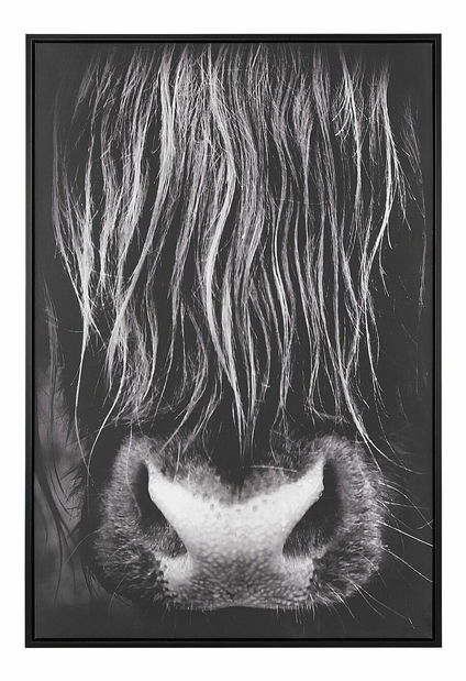 Obraz 63 x 93 cm GELETTA (černá)