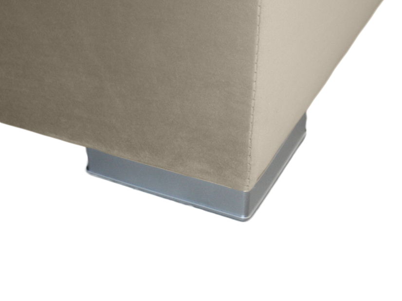 Boxspring postel 200 cm Melo (béžová) (s úložným prostorem)