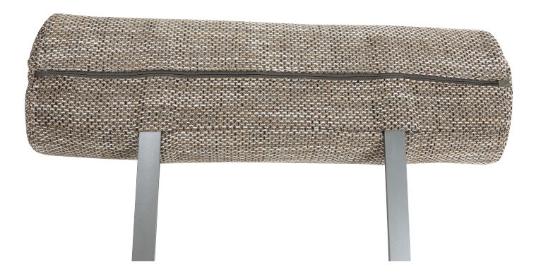 Rohová sedací souprava Olubria (krémová + hnědá) (P)