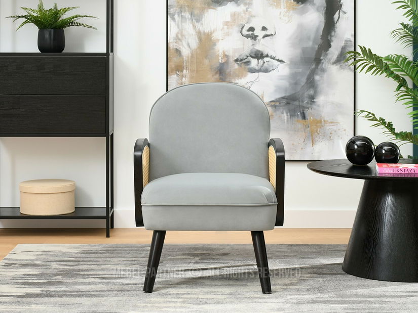 Křeslo Will (šedá + černá)