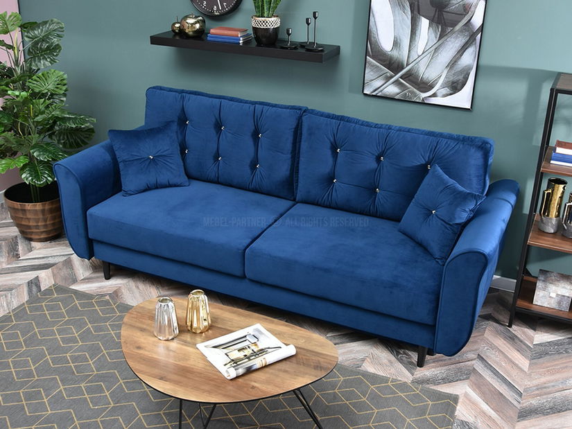 Pohovka dvousedačka Lirica (černá)