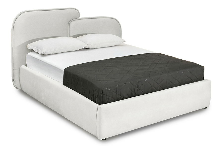 Manželská postel 160 cm Respondio 160 (šedá)