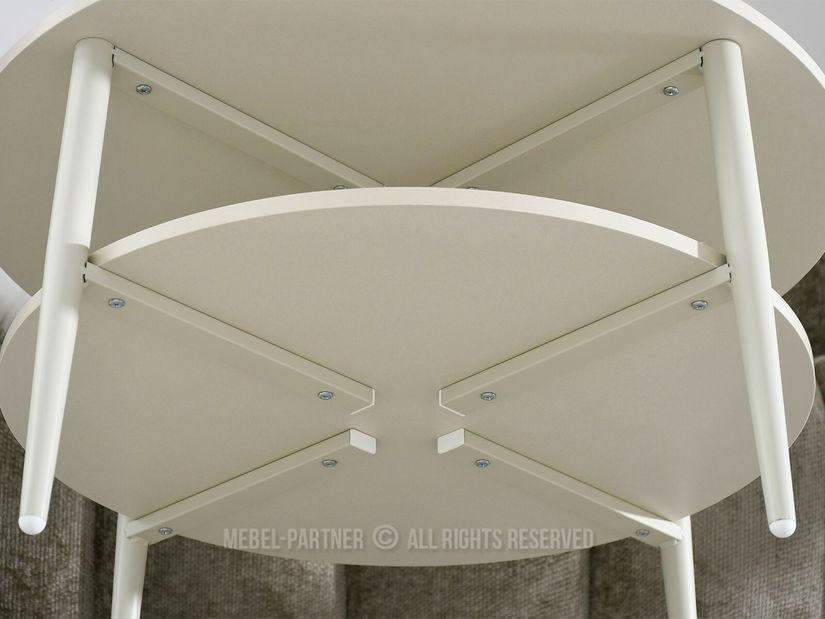 Konferenční stolek Rogatoria (krémová)