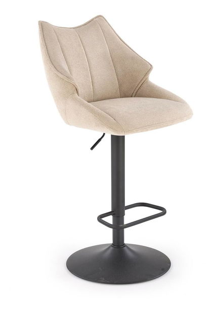 Barová židle Halmark (černá + béžová)