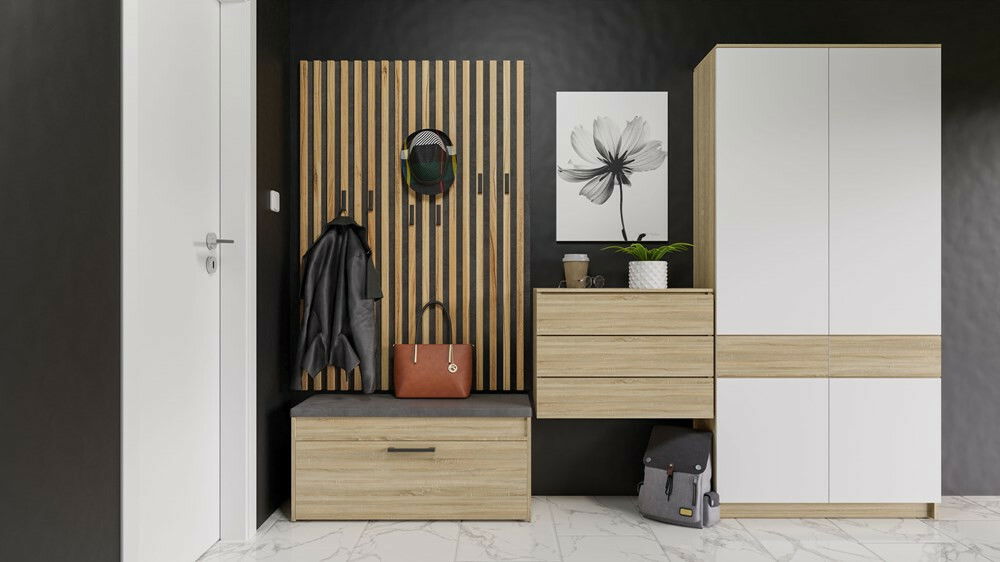 Botník (skříňka na boty) Puntuable 1 (dub sonoma)