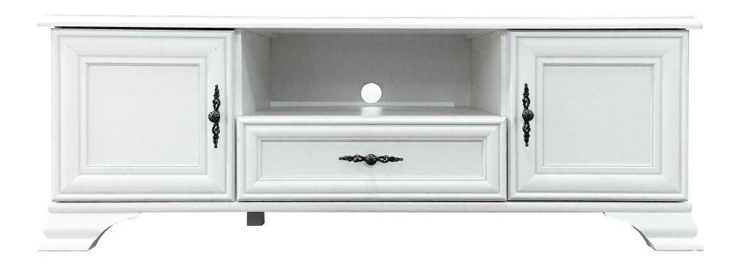 TV stolek + skříňka Kuito RTV2D1S (alpská bílá)