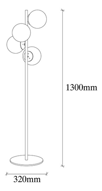 Stojanová lampa Fandy 115