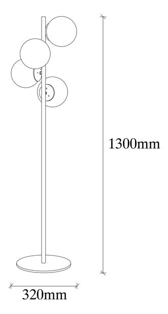 Stojanová lampa Fandy 115