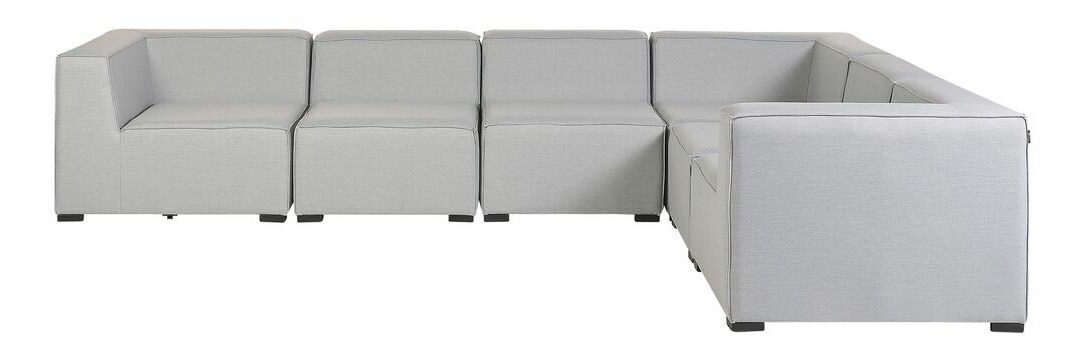 Rohová zahradní pohovka Ailin (šedá) (L)