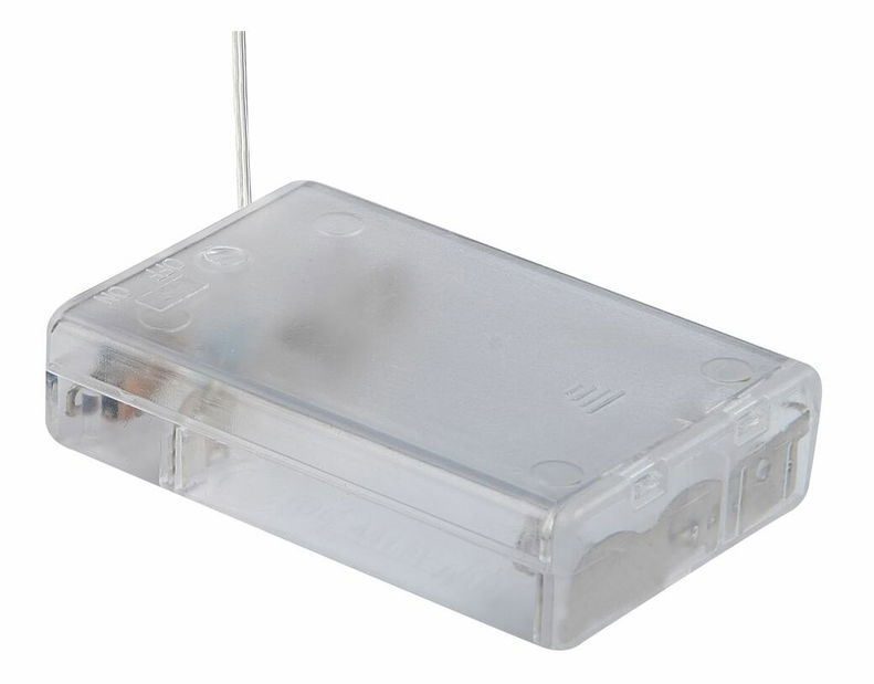 LED dekorace vánoční stromek Sioned (tmavé dřevo)