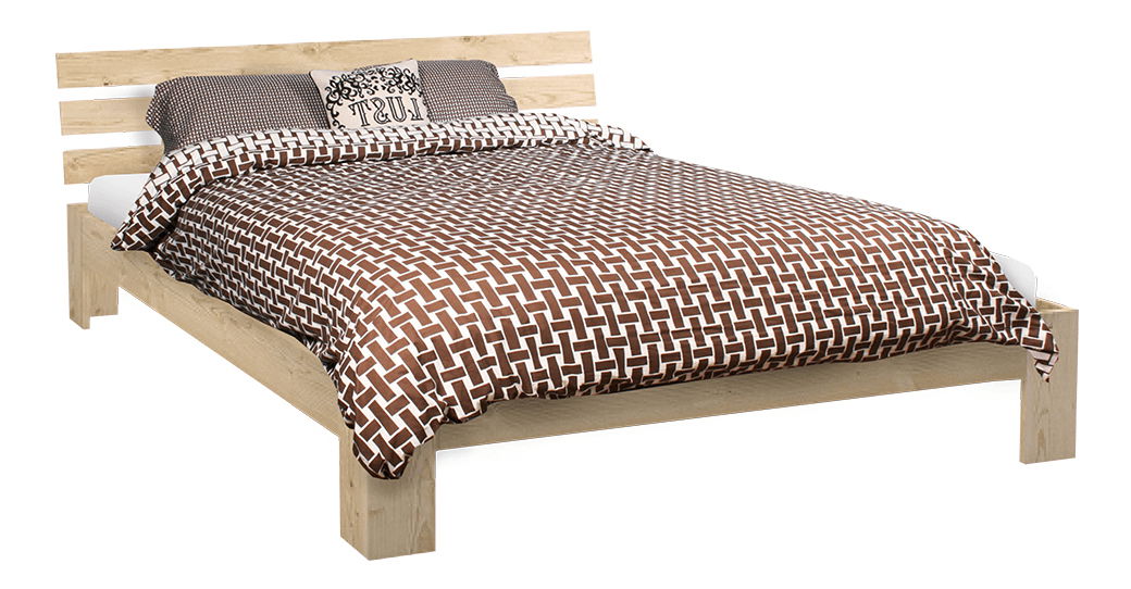 Manželská postel 160 cm Alpo (s roštem)