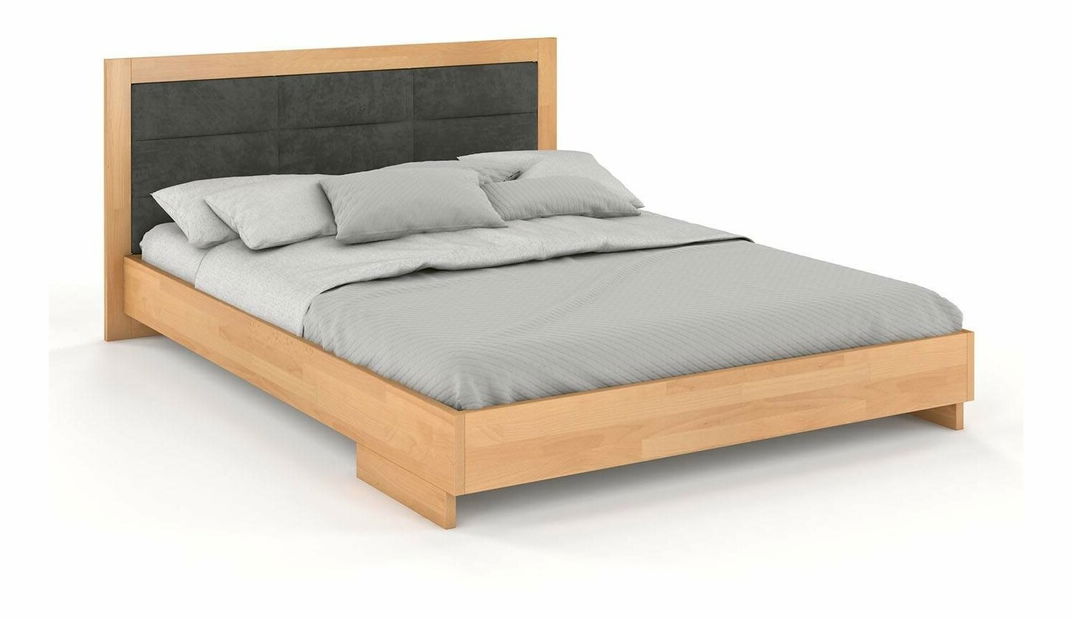 Manželská postel 200 cm Naturlig Stjernen (buk)