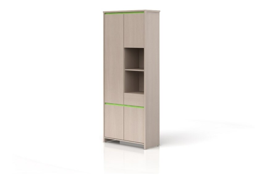 Policová skříň BRW Numlock REG4D1S