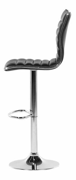 Set 2 ks. barových židlí LOCARNO (černá)