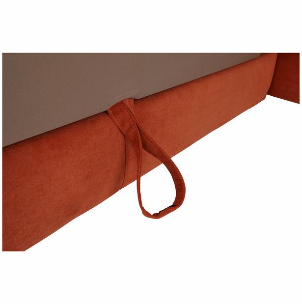 Rohová sedačka Lyng (oranžová) (P)