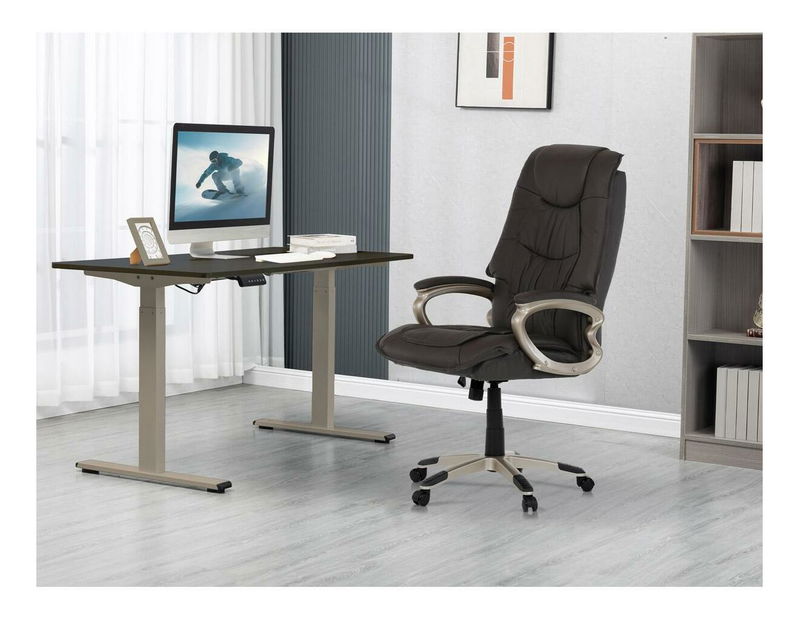 Kancelářské křeslo Kantauri (tmavě hnědá)