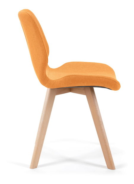 Jídelní židle Sivan (oranžová) (4ks)