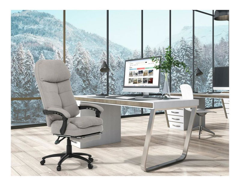 Kancelářské křeslo Kampala (světle šedá)