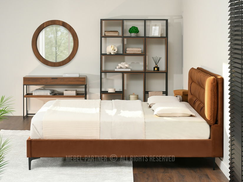 Manželská postel 160 cm Creame 160 (černá)