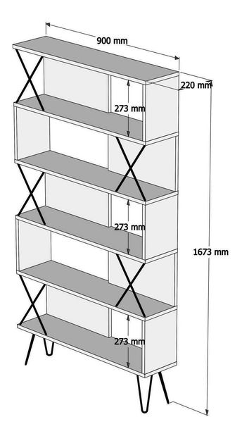Regál Europa (krémová)