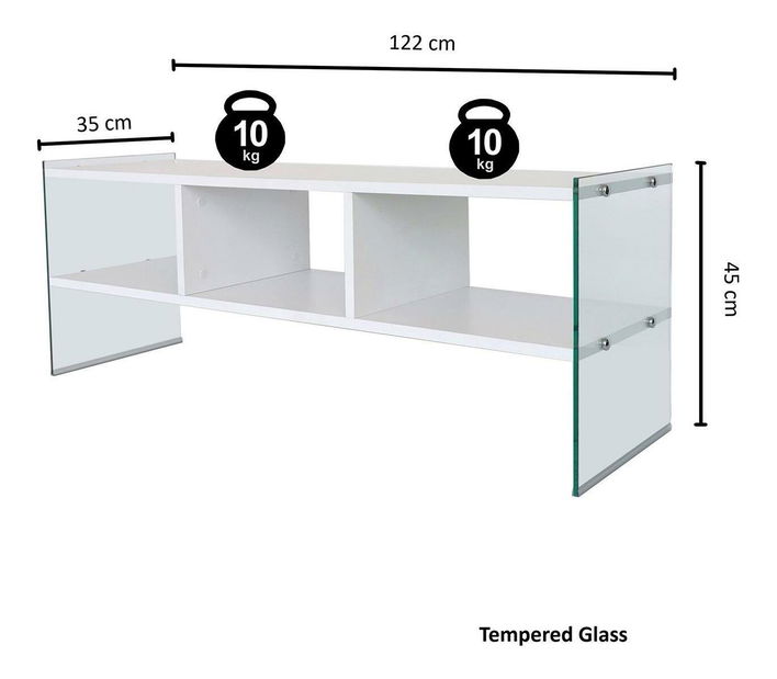 TV stolek/skříňka Vamebo 7 (bílá)