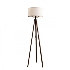 Stojanová lampa Amorekko 4 (bílá + hnědá)