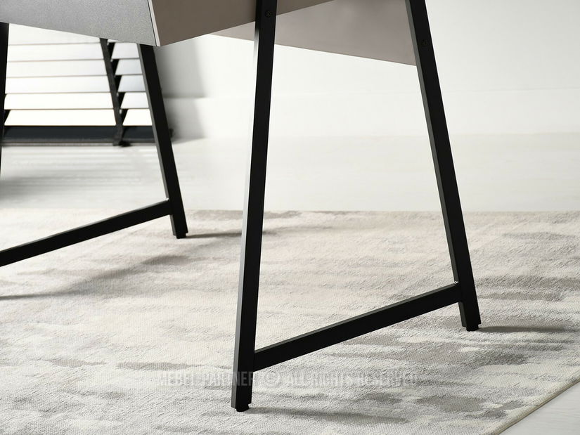 PC stolek Richiel (béžová + černá)