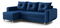  Rohová sedací souprava Eugenie (L) (tmavě modrá)