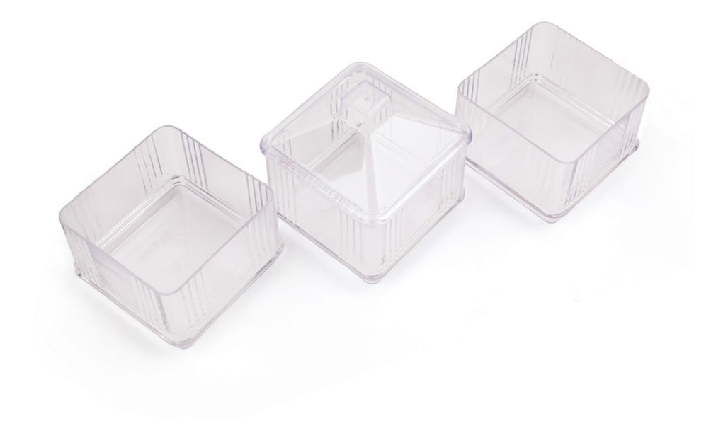 Sada úložných dóz na potraviny (3 ks.) Kara (průhledná)