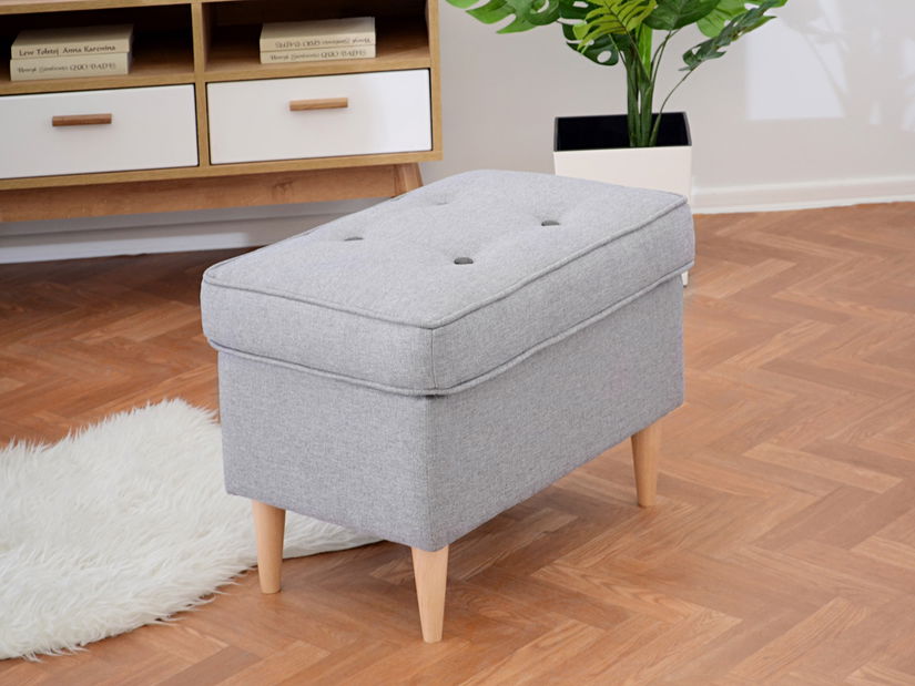 Taburetka Muriera (medová + ořech)