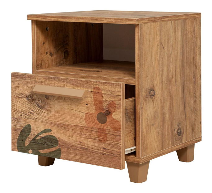 Noční stolek Nudava 7 (borovice atlantická)