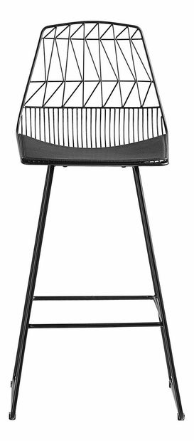 Set 2ks. barových židlí Pesto (černá)