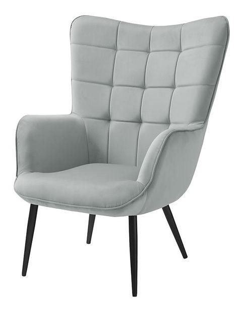 Křeslo Mirjan Rovani s taburetkou (šedá (HCd -39)) *výprodej