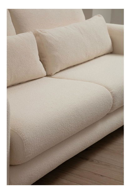 Pohovka dvousedačka Lelysena (krémová)