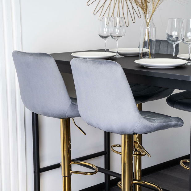 Barová židle Aportaban 1 (šedá)