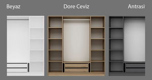 Šatní skříň Kalia 2295 (antracit)