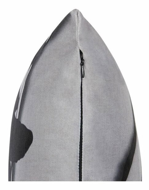 Sada 2 ozdobných polštářů 45 x 45 cm Oredo (šedá)