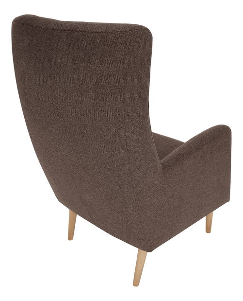 Taburet Saif (hnědá + buk)