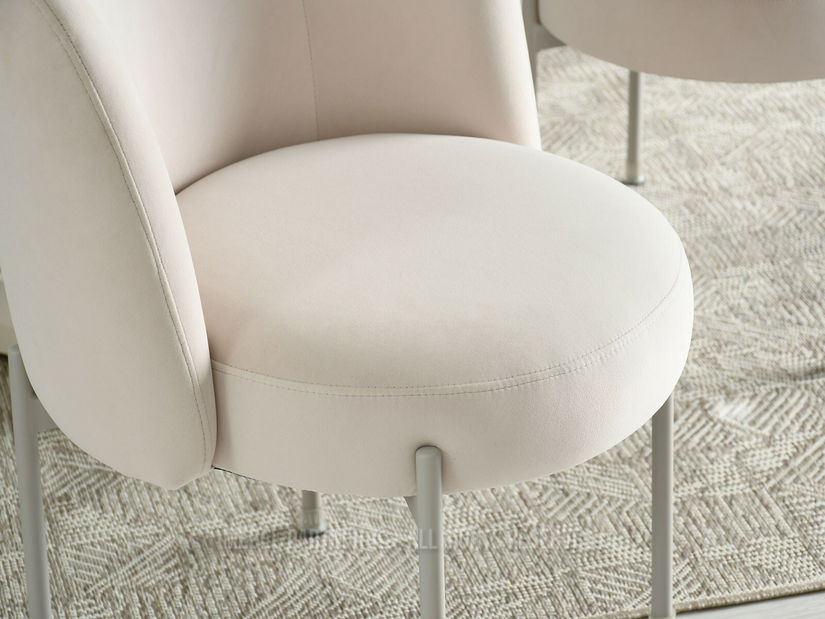 Židle Charliez (krémová + šedá)