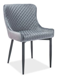 Jídelní židle Casandra (šedá + černá)