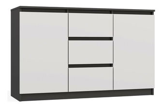 Komoda Musecalo 11 (antracit + bílá)
