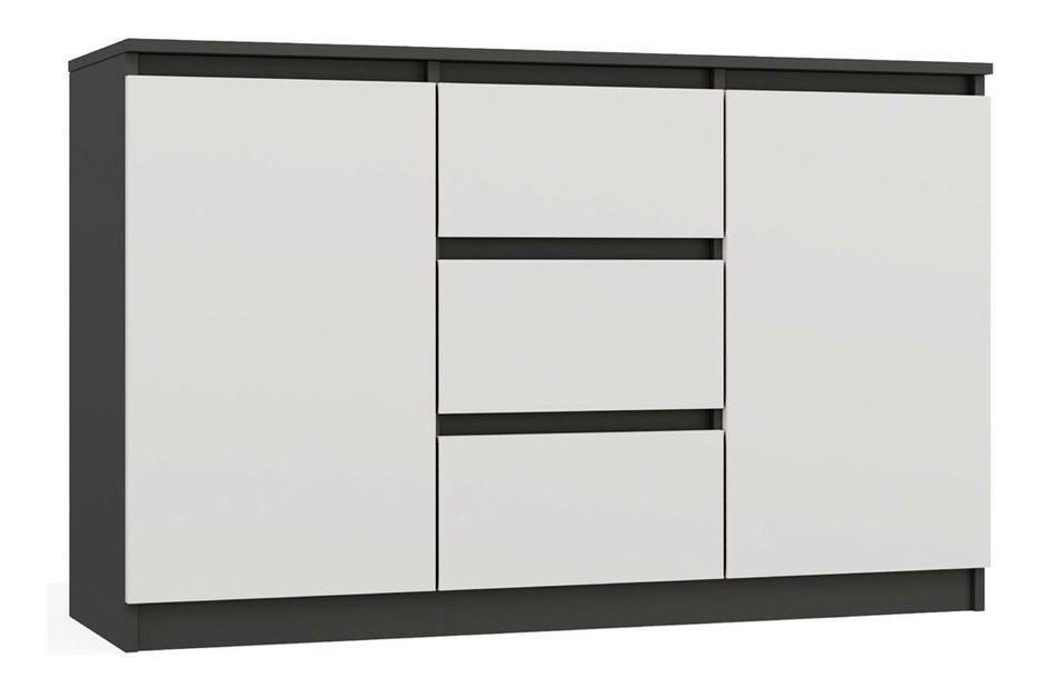 Komoda Musecalo 11 (antracit + bílá)