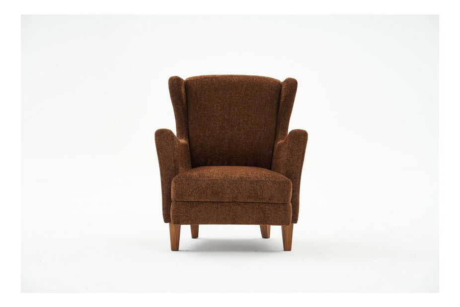 Křeslo ušák Lusitania 2 (Měděná + ořech)