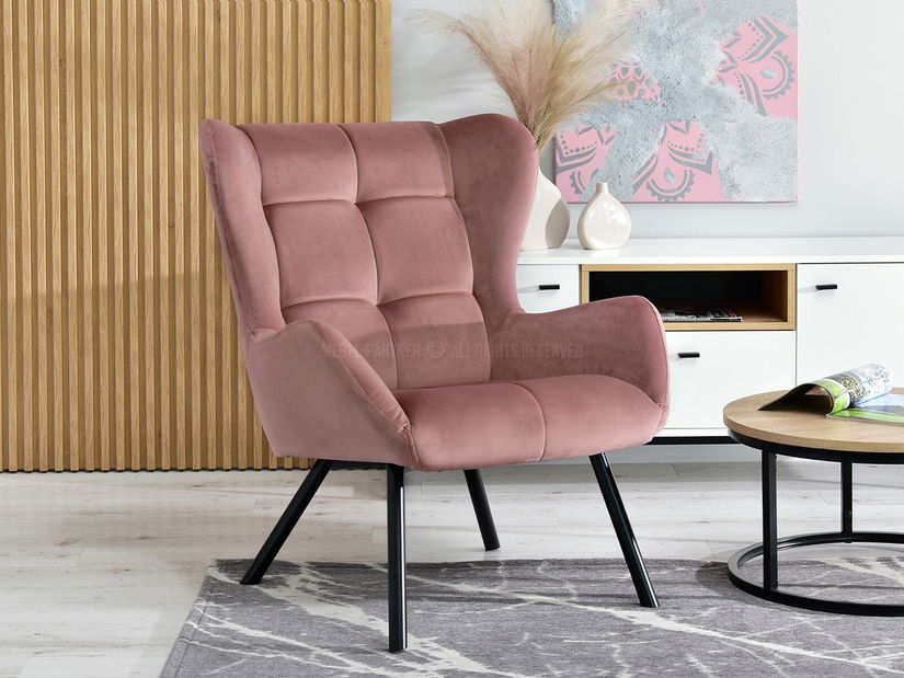 Relaxační křeslo Norweien (černá)