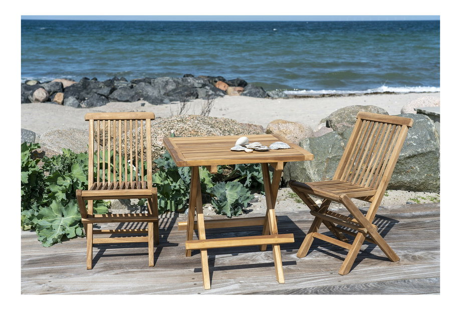 Dětská zahradní židle Tvevania 2 (přírodní)